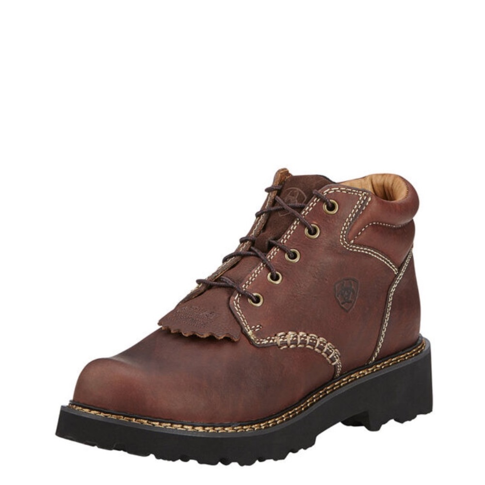 ARIAT Canyon Boots Leather Dark Copper Brown Color